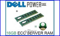 16GB (2x8GB) Memory Ram Upgrade for Dell Poweredge R710 and T710 Servers Only
