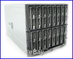 16 x Dell PowerEdge M620 blade Servers in M1000e 32 x 8-Core E5-2670 1024Gb Ram