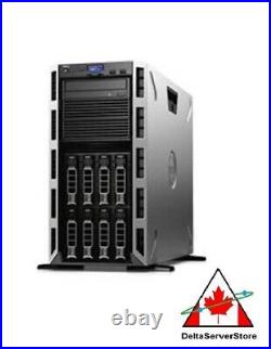 8x LFF Dell PowerEdge T330 Xeon E3-1220 V5 3.0GHz 64GB RAM 8 Caddies PERC H730