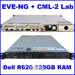 Cisco ACI Simulator Dell R620 128GB + EVE-NG Server CCNP CCIE Data Center Lab