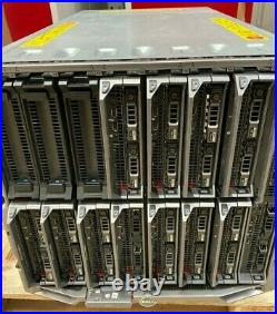 DELL M1000e BladeSystem incl. 11x M610 Server Blades 1x M710