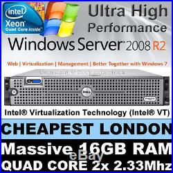 DELL POWEREDGE 2950 QUAD CORE 2x2.33GHZ 8 CORE E5345 16GB RAM RAID Perc5i VMware