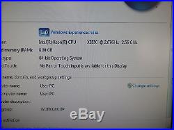 DELL PowerEdge R710Server 2.6 xeon X5550 8 gb ram 3 x 146 gb hard drives
