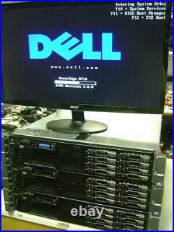 DELL PowerEdge R710, 2 x QUAD-Core Processors, 36GB Mem, 2TB Storage, RAID Contr