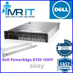 DELL PowerEdge R720 2x Xeon E5-2637v2 @ 3.5Ghz 256 GB RAM Rails Included