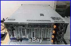 DELL PowerEdge R910 4U Server 2xE7-4870 10C 2.4GHz 512GB 2x300GB 2.5 H700 1100W