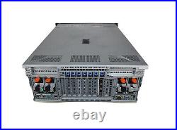 DELL PowerEdge R930 4x E7-8880v3 2.3GHz =72 Cores 128GB H730p PCIe 2xSFP+ RJ45