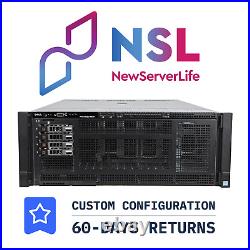 DELL PowerEdge R930 4x E7-8880v4 2.2GHz =88 Cores 128GB H730p PCIe 2xSFP+ RJ45