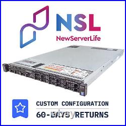 DELL R630 Server 2x E5-2667v4 3.2GHz =16 Cores 128GB H730 4x 800GB SSD 4xRJ45