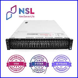 DELL R730XD Server 2x E5-2699v4 2.2GHz =44 Cores 32GB H730 4x 1.2TB SAS 4xRJ45