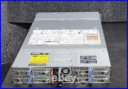Dell EMC PowerEdge C6400 4 node Server Chassis with 4x C6420 Nodes CTO 8x 5118 cpu