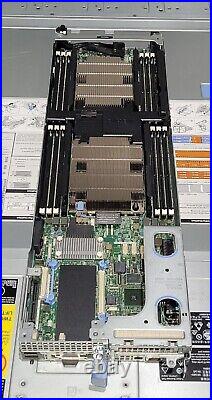 Dell EMC PowerEdge C6400 4 node Server Chassis with 4x C6420 Nodes CTO 8x 5118 cpu