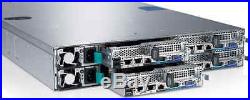 Dell PowerEdge C6220 4 Node server 8 x XEON 8-CORE E5-2660 192GB RAM Rack Mount