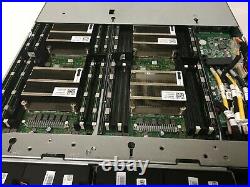 Dell PowerEdge C6220 Chasis + 4 x Server Nodes 8 x E5-2630 CPU 128GB 4x2TB SATA