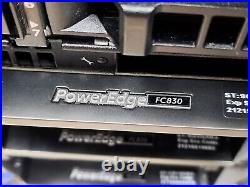 Dell PowerEdge FC830 blade server with 4 socket no mem no procs 4x heatsink