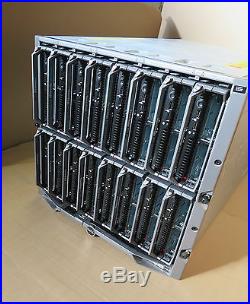 Dell PowerEdge M1000E Chassis + 16 x M610 blade Server 32 x Quad-Core 384GB Ram