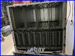 Dell PowerEdge M1000e Blade Server Enclosure 4 PSU 9 FAN 1 CMC KVM m610 8 blade