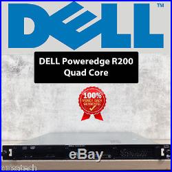 Dell PowerEdge R200 Quad Core Intel Xeon X3350 2.66GHz 4GB Memory 160GB SATA