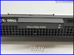 Dell PowerEdge R220 Server Intel Xeon E3-1220 V3 3.10Ghz Quad-Core 8GB ECC Ram
