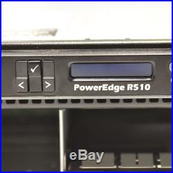 Dell PowerEdge R510 Server with (2) Intel E5649 6-Core CPU, 64GB RAM, No HDDs