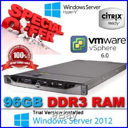 Dell PowerEdge R610 2x Hex Core XEON X5650 2.66Ghz 96GB Raid SAS 6i/R 717W PSU