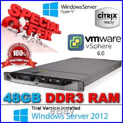 Dell PowerEdge R610 DUAL XEON X5650 2.66Ghz 12-CORES 48GB Perc H700 512 PSU 717W