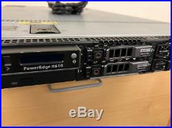 Dell PowerEdge R610 Server 2x X5660 Six Core 12GB RAM H200 2 Trays No HDD