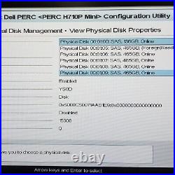 Dell PowerEdge R620 10SFF 2E5-2609 2.4GHz 128GB RAM 2146GB 8500GB HDD H710P