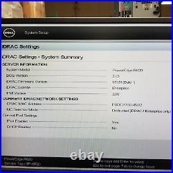 Dell PowerEdge R620 10SFF 2E5-2695v2 2.4GHz 128GB 2300GB 81TB iDrac Server