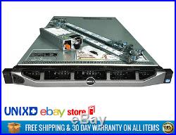 Dell PowerEdge R620 10-Bay Dual E5-2640, 64GB iDRAC H710 1xPSU Rails Bezel Incl