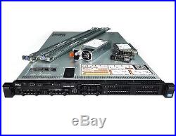 Dell PowerEdge R620 4-Bay Dual E5-2670, 2x 300GB 10K SAS, 64GB H310 RAID Rails