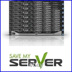Dell PowerEdge R620 Server 2x E5-2670 2.6GHz 16 Cores H710 64GB 2x Trays