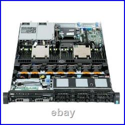 Dell PowerEdge R630 Server 2x E5-2620 V3 2.4GHz = 6 Cores 96GB H330 2x Trays
