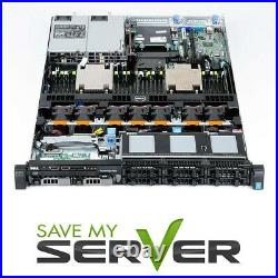 Dell PowerEdge R630 Server 2x E5-2630 V3 =16 Cores / 64GB RAM / H330 / 2x Trays