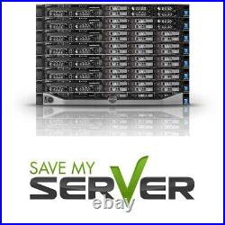 Dell PowerEdge R630 Server 2x E5-2680 V4 = 28 Cores 256GB H730p 6x 480GB SSD