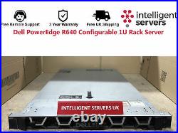 Dell PowerEdge R640 Configurable 1U Rack Server