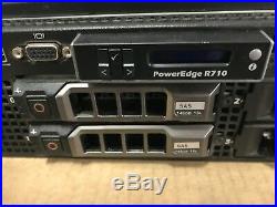 Dell PowerEdge R710 2x Intel Xeon E5640 @2.67hz 64GB MEM 2 x 146GB SAS PERC 6/i