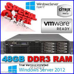 Dell PowerEdge R710 2x Six Core XEON E5645 2.40GHz 48GB 2x 146GB 2.5 10K SAS ES