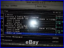 Dell PowerEdge R710 2x Xeon X5620 6 Core 2.66GHz 4GB Ram&