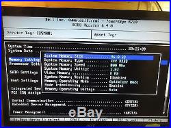 Dell PowerEdge R710 Server 2x Xeon 6-Core X5650 With HT @ 2.67GHZ 96GB DDr3