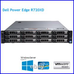 Dell PowerEdge R720XD 2 x E5-2690 v2 10Core 3.0Ghz 256GB RAM H710p Rails Bezel
