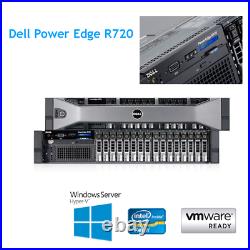Dell PowerEdge R720 2 x E5-2650 V2 8 Core 2.6Ghz 64GB RAM 8 x 300GB HDD H710
