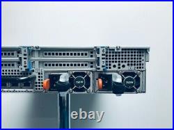 Dell PowerEdge R720 Server 2 x Xeon E5-2643 Quad Core CPU 64GB Ram 2 x 750w PSU