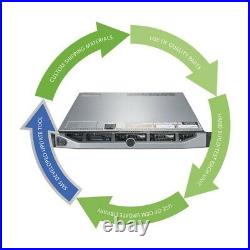Dell PowerEdge R720 Server 2x2.30GHz E5-2630 128GB H710 iDRAC 2x trays