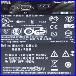 Dell PowerEdge R720 Server Intel Xeon E5-2640 2.50GHz 32GB PERC H710 No HDD