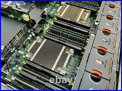 Dell PowerEdge R730 2x Intel Xeon E5-2680 v4 @2.4GHz 64GB No HDD 2x PSU Rails