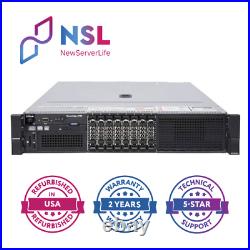Dell PowerEdge R730 8SFF Server 2x 12 Core 2.60GHz E5-2690v3 64 GB H730 2x750W