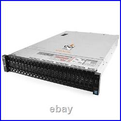 Dell PowerEdge R730xd Server 1.90Ghz 12-Core 96GB 24x 2TB SSD HBA330 Rails