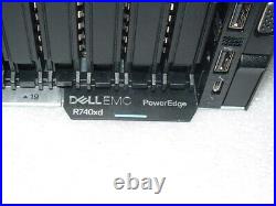 Dell PowerEdge R740xd 2U Server 2x Gold 6152 2.1GHz 44-Cores 256gb H730p 2x1100w