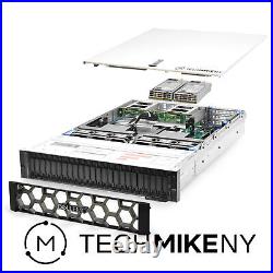 Dell PowerEdge R740xd NVMe Server 2x Gold 6140 2.30Ghz 36-Core 128GB H330